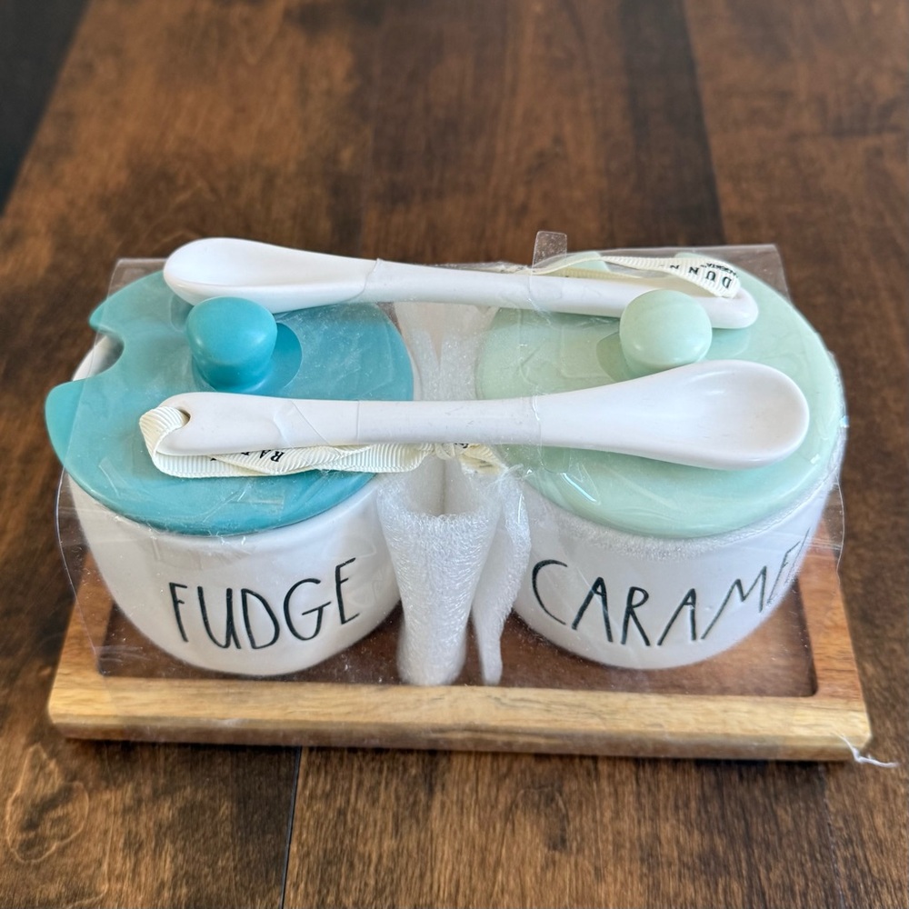 Rae Dunn • Fudge & Caramel Set - Picture 4 of 6